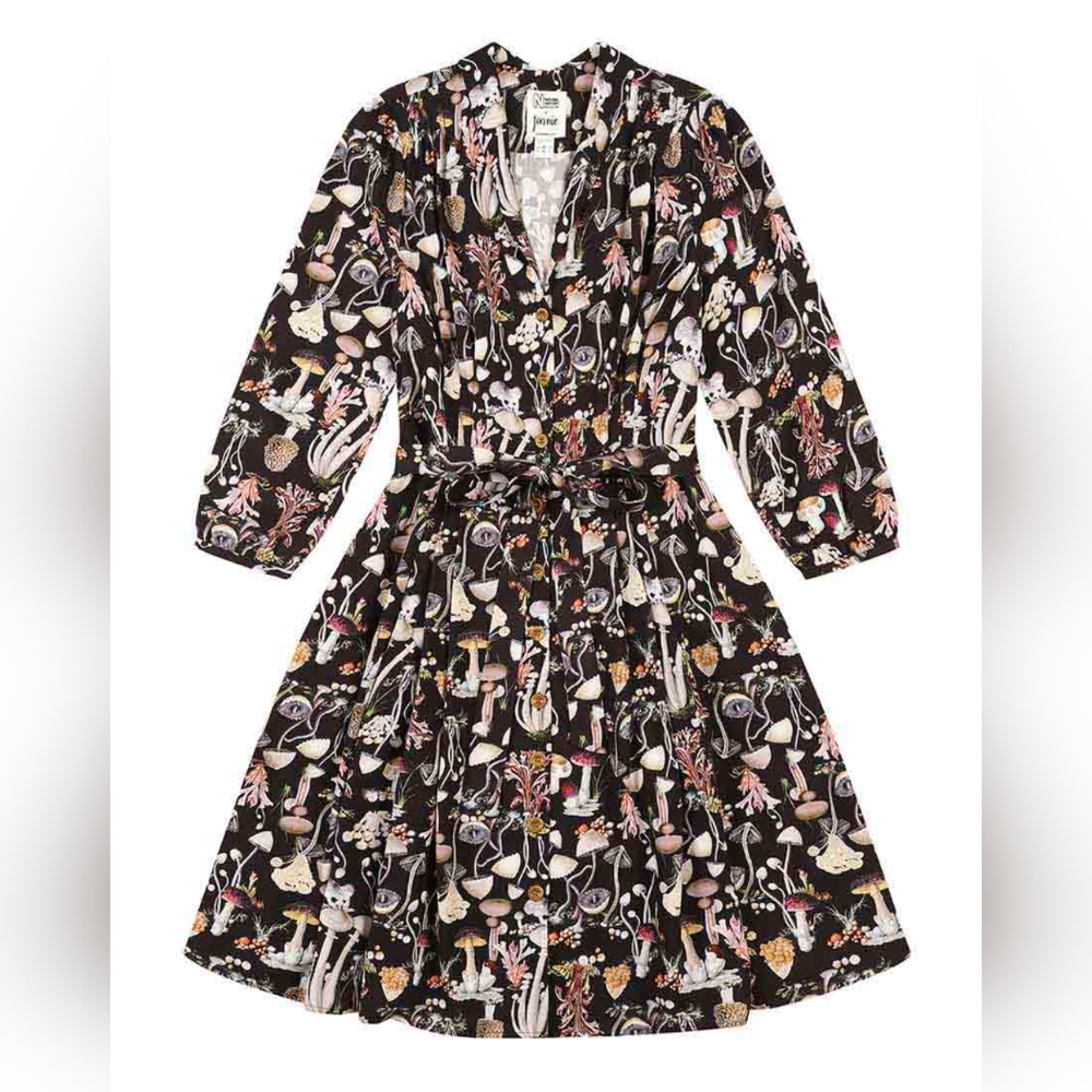NWT Joanie x Natural History Museum Mushroom Dress